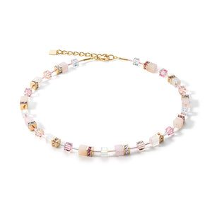 GeoCube necklace Special Edition with Pink Aventurine