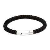 Hatched Leather Bracelet