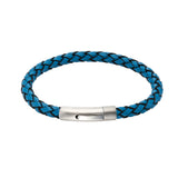 Leather Bracelet with Black Edge