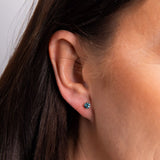 London Blue Topaz Stud Earrings