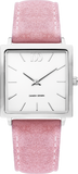 Pink Square Ladies Watch