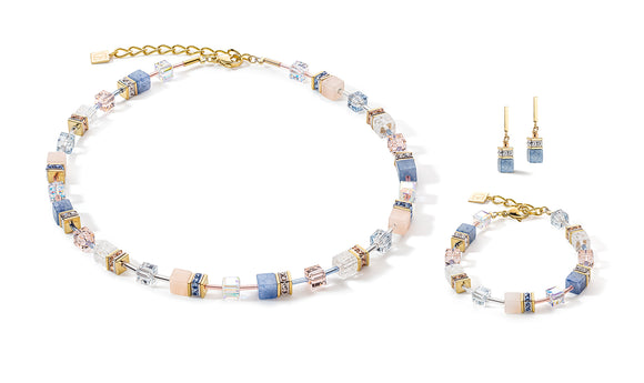 GeoCube necklace Special Edition with Blue Aventurine