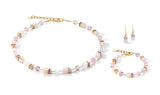 GeoCube necklace Special Edition with Pink Aventurine