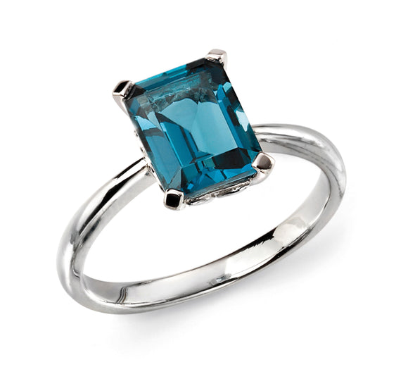 Blue Topaz Ring