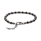 Stainless Steel Bracelet with Black