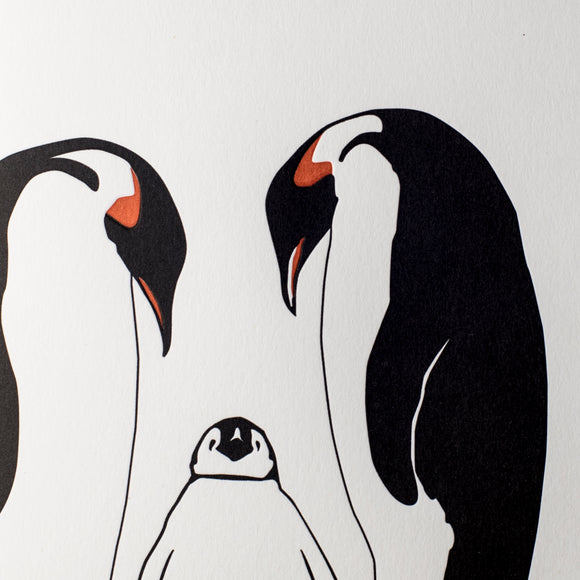 Luxury Wild Card - Penguin Family