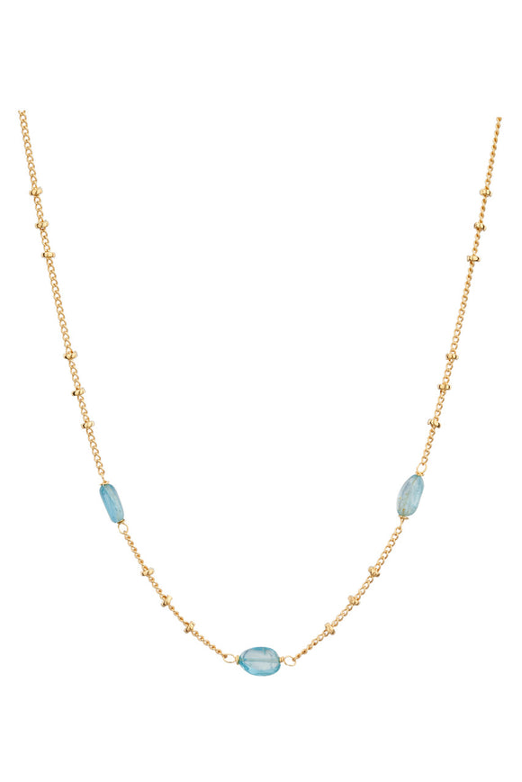 Oval Apatite Necklace