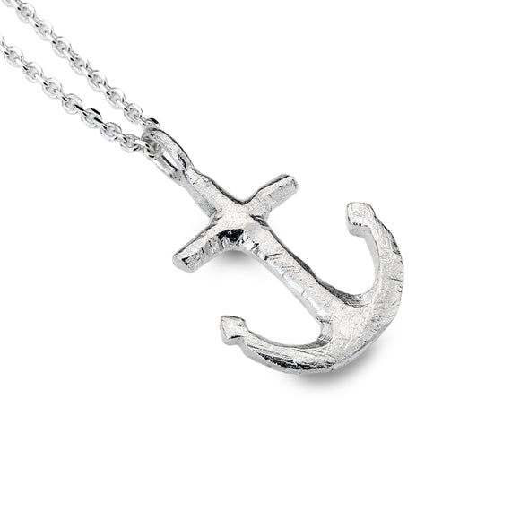 Silver anchor pendant